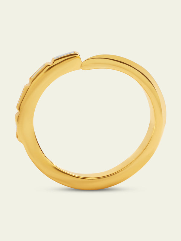 Isharya Gold Spikes Ring Rings