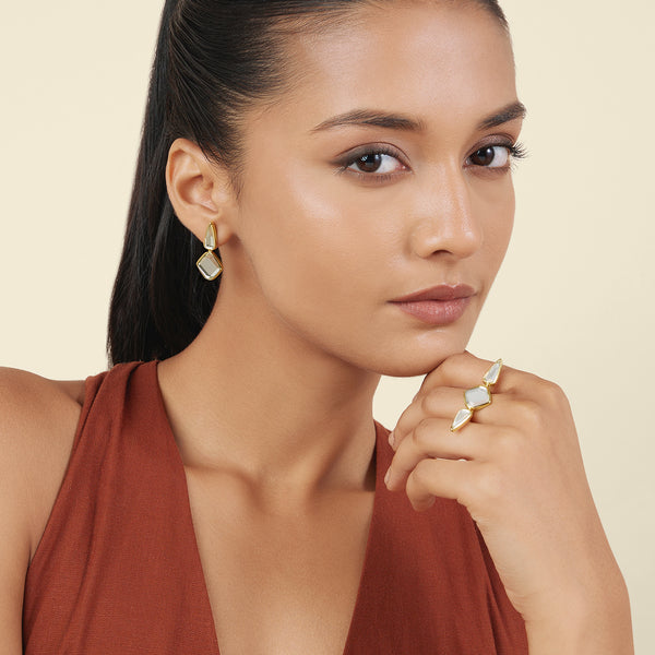 Isharya Golden Glint Mirror Set Sets