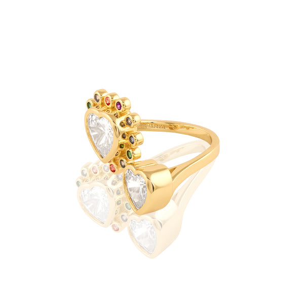 Isharya I Heart Summer Ring Rings Free Size
