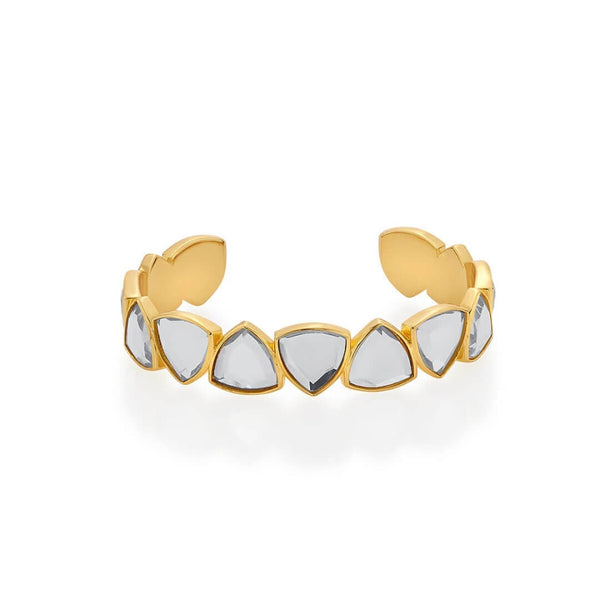 isharya Inayat Mirror Gold Statement Cuff Cuff XS