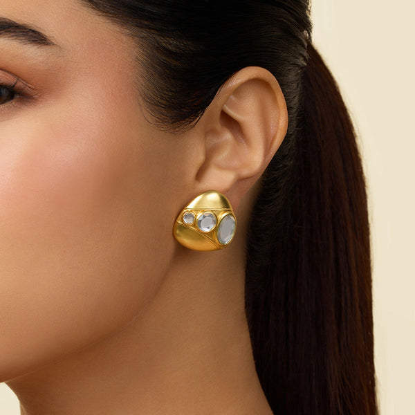 isharya Joy Mirror Studs Earrings