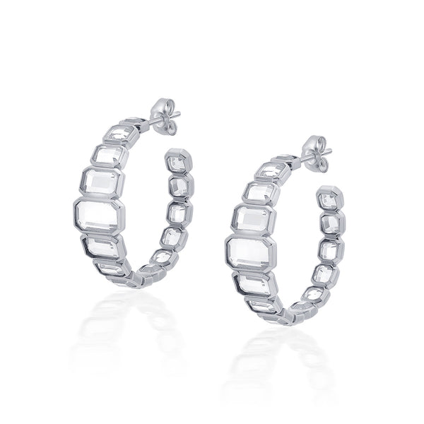 isharya Jugni Mirror Hoops Earrings