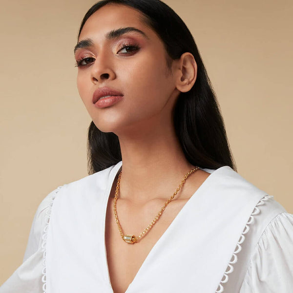 isharya Link Lock Necklace Short Necklaces