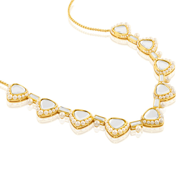Isharya Lucent Riviere Collar Necklace Necklaces