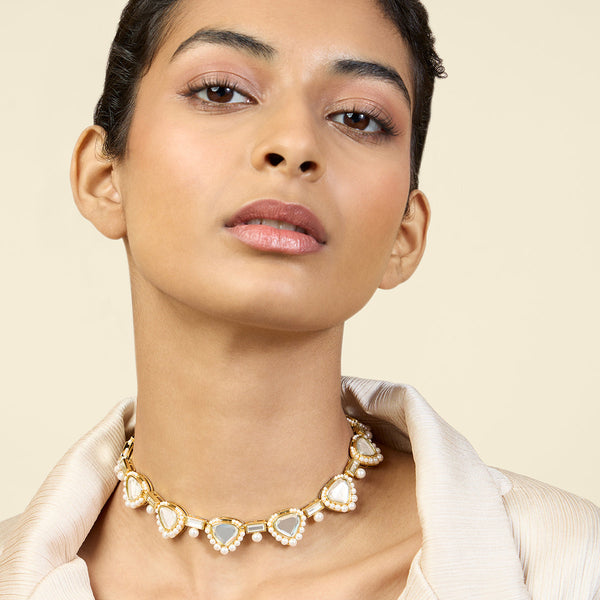 Isharya Lucent Riviere Collar Necklace Necklaces