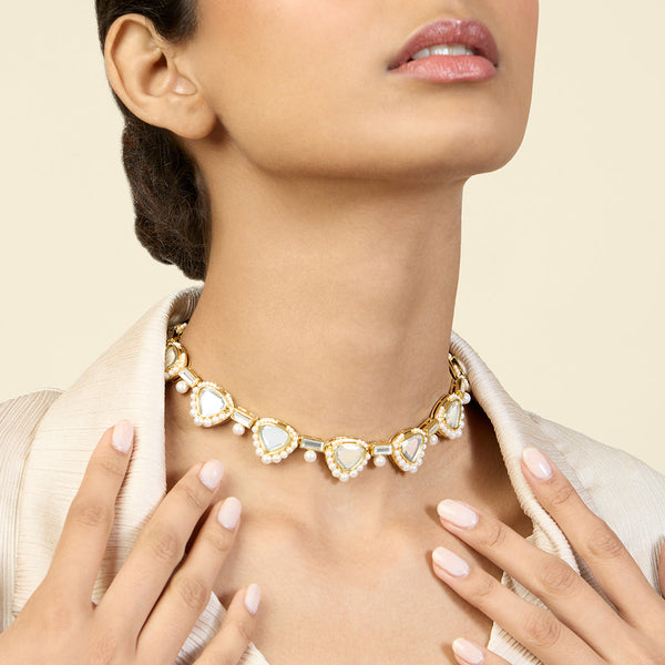 isharya Lucent Riviere Collar Necklace Necklaces