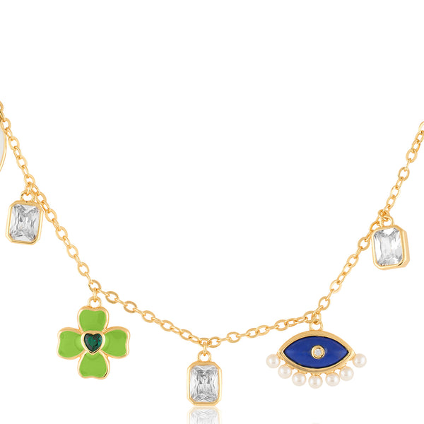 Isharya Lucky Charm Necklace Necklaces