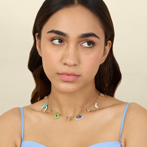 Isharya Lucky Charm Necklace Necklaces