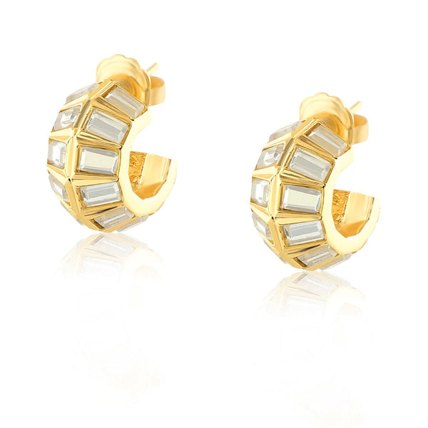 isharya Lumen Chubby Hoops Earrings