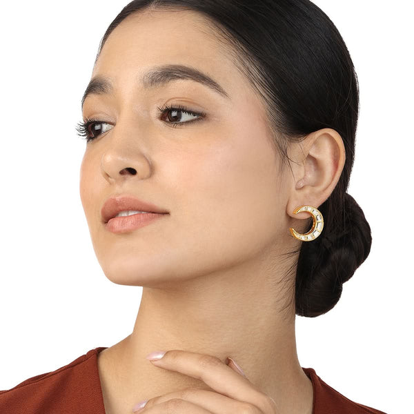 Isharya Lumen Moon Earrings Earrings