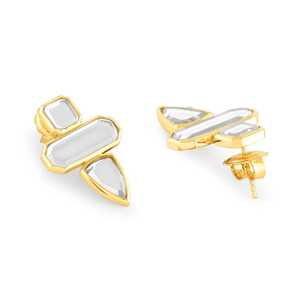 Isharya Lumen Trio Mirror Earrings Earrings