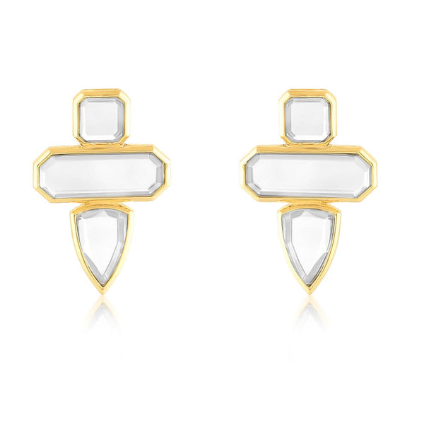 isharya Lumen Trio Mirror Earrings Earrings