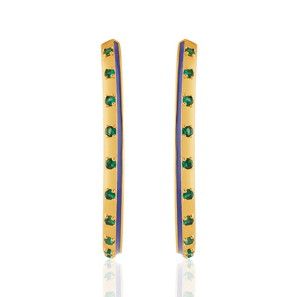 Isharya Luna Luxe Hoops Earrings