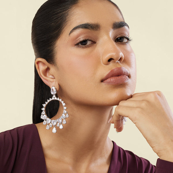 Isharya Lunar Elegance Moon Baalis Earrings