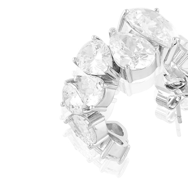 Isharya Luxe Glow Statement Hoops Earrings