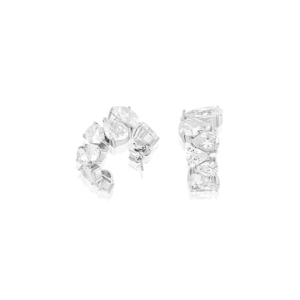 Isharya Luxe Glow Statement Hoops Earrings