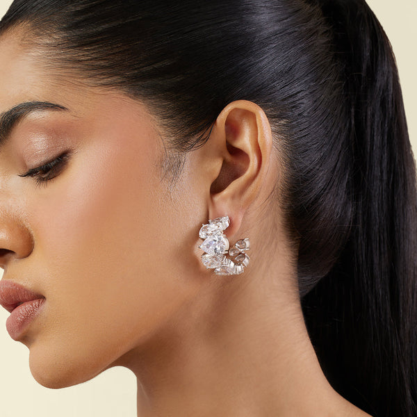 isharya Luxe Glow Statement Hoops Earrings