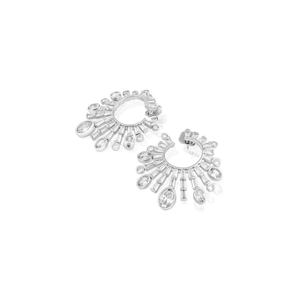 Isharya Luxe Indian Front Back Earrings Earrings