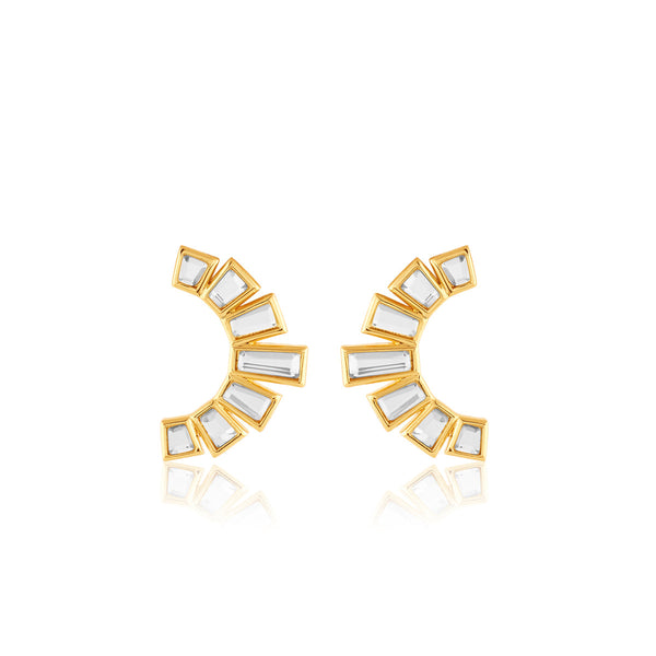 Isharya Luz Mirror Studs Earring