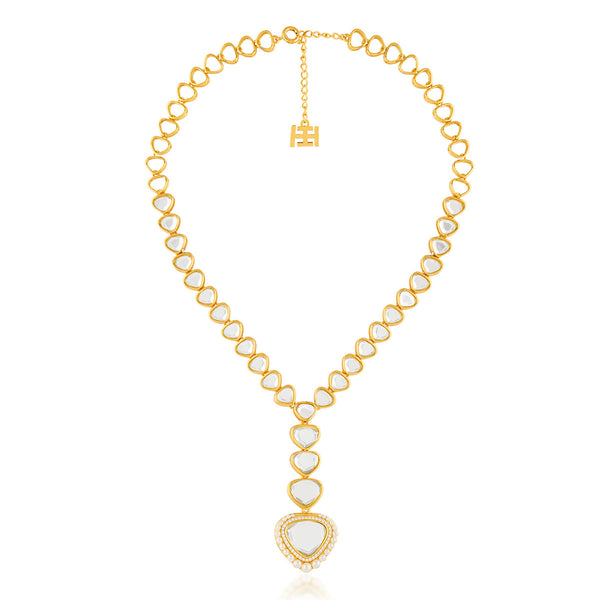 Isharya Maharani Mirror Y Necklace Necklaces