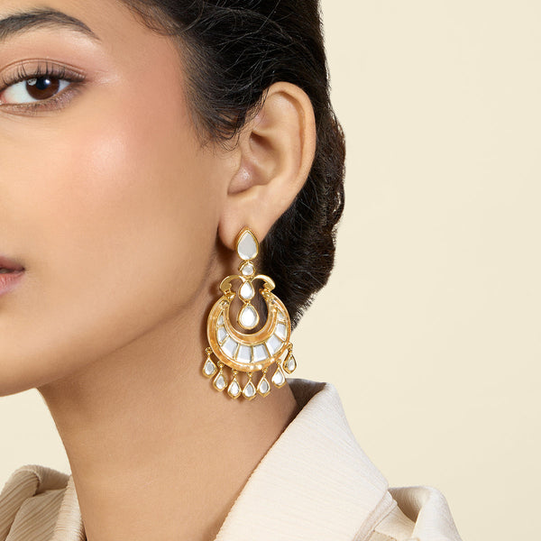 isharya Mahenoor Moon Baalis Earrings