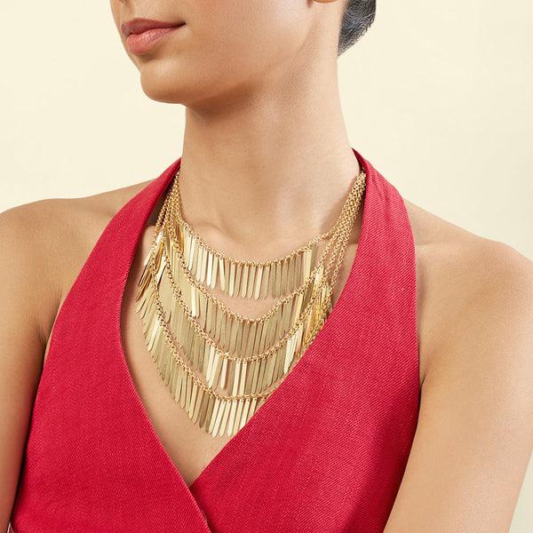 isharya Majestade Layred Necklace Necklace