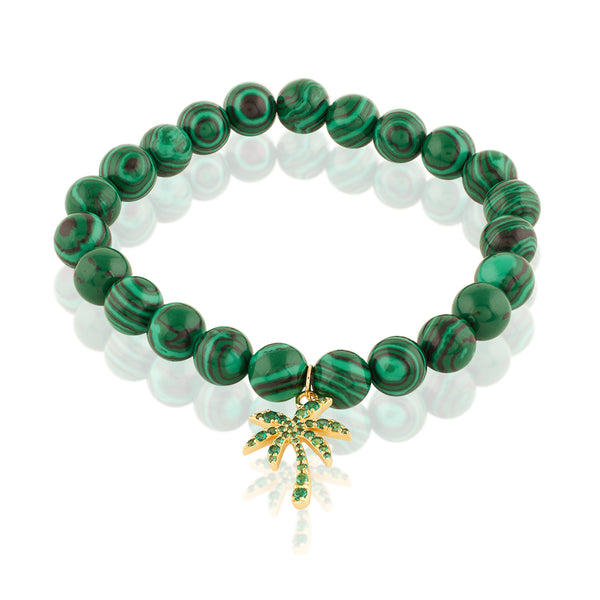 Isharya Malachite Palm Bracelet Bracelets