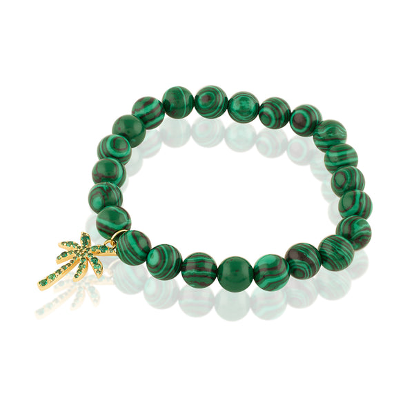 Isharya Malachite Palm Bracelet Bracelets
