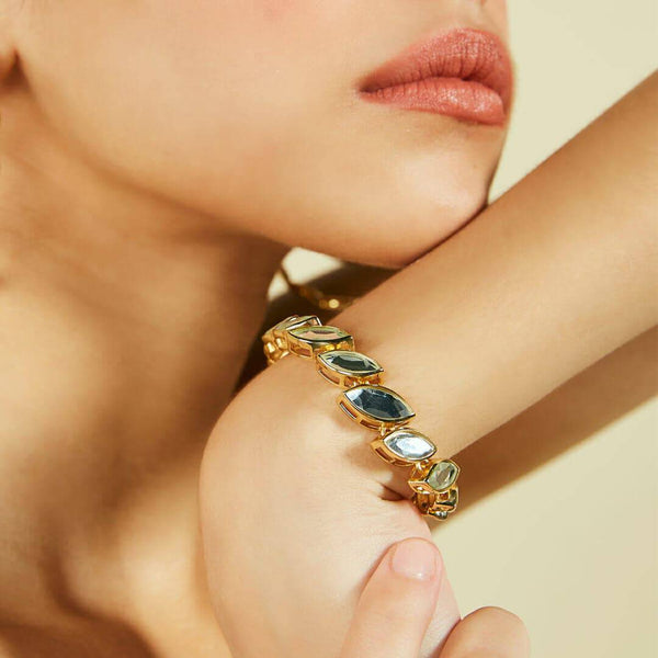 isharya Marquise Mirror Bolo Bracelet Bracelets