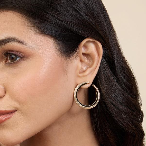 isharya Midnight Magic Hoops Earrings