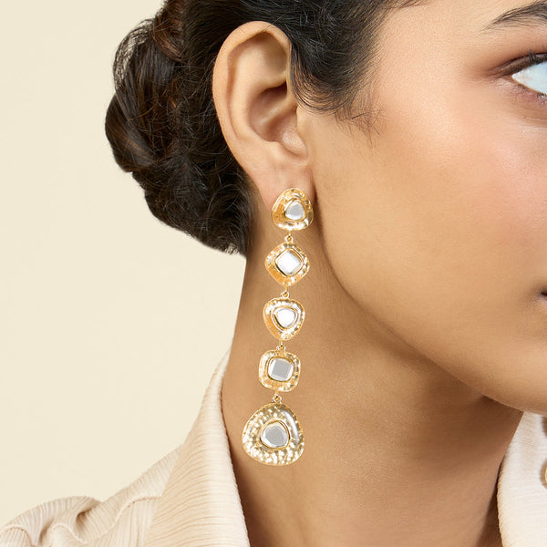 isharya Mirror Boondein Danglers Earrings
