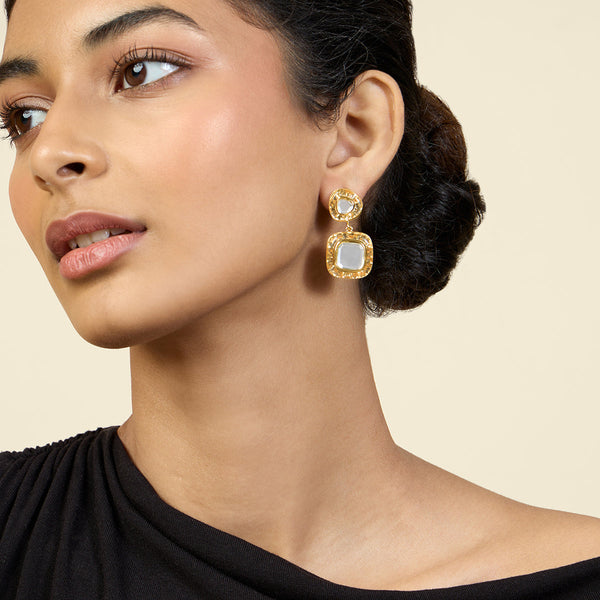 isharya Mirror Drop Libra Earrings Earrings