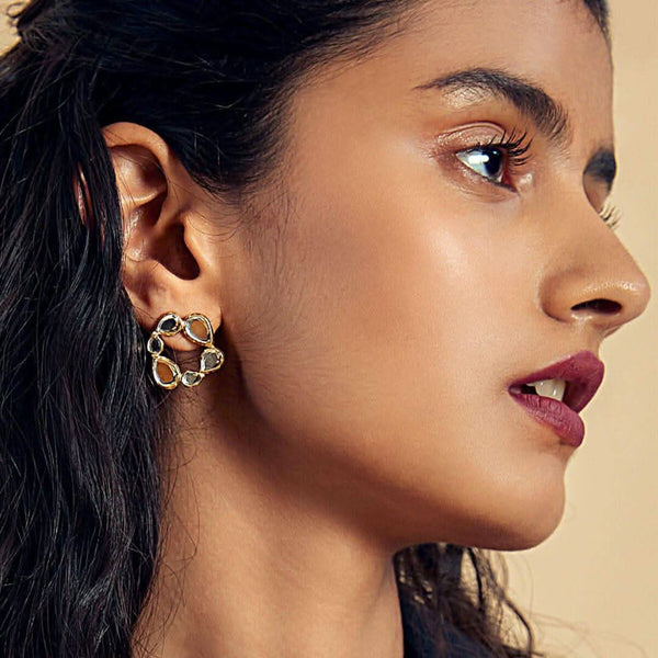 isharya Mirrors on the Move Stud Earrings Earrings