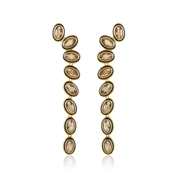 Isharya Mocha Mousse Dangler Earrings Earrings