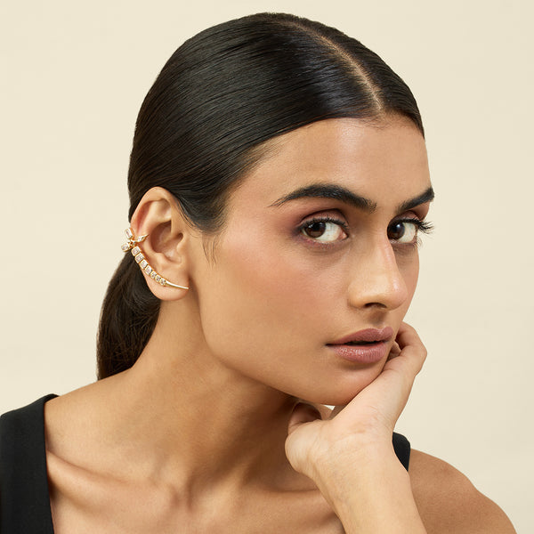 Isharya Mocha Mousse Dangler Earrings Earrings