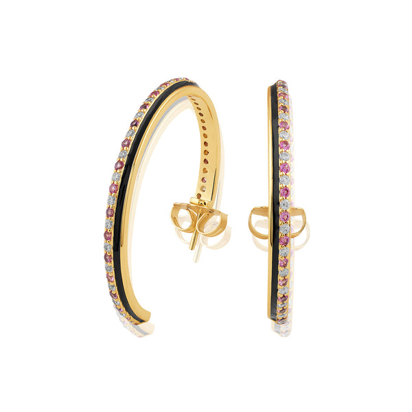 Isharya Mystic Orbit Hoops Earrings