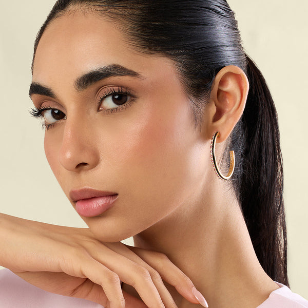 Isharya Mystic Orbit Hoops Earrings