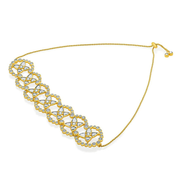 Isharya Nazm Elegant Mirror & CZ Choker Choker