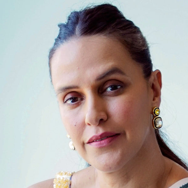 isharya Neha Dhupia Bling Crystal Drop Earrings