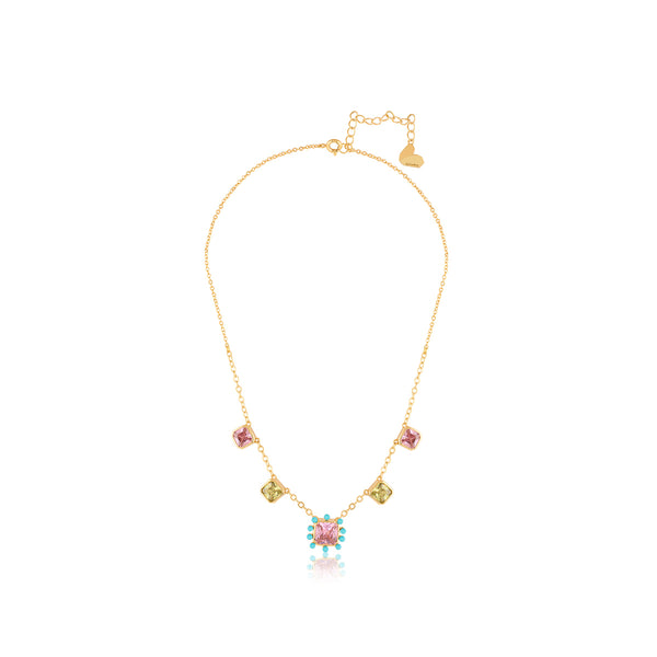 Isharya Neon Candy Charm Necklace Necklaces