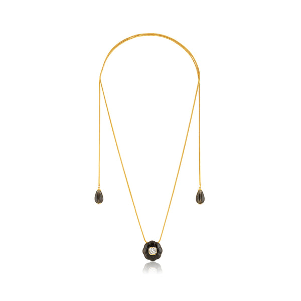 Isharya Noir Garden Statement Necklace Necklaces