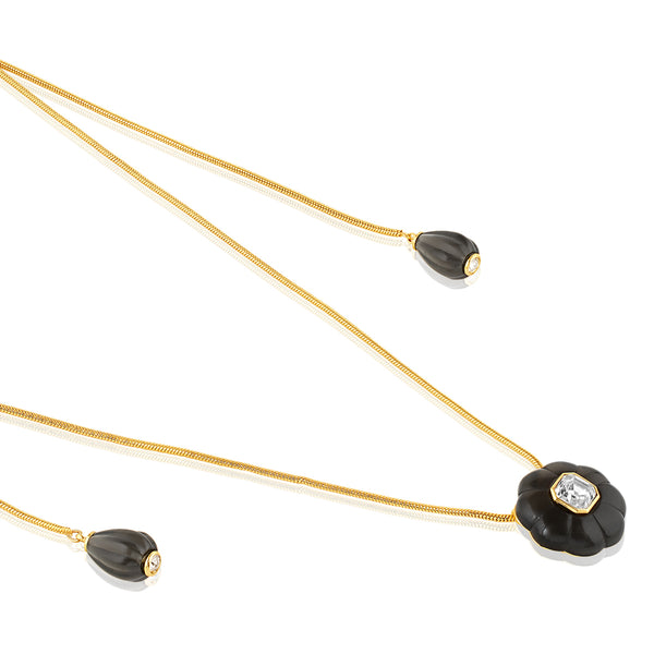 Isharya Noir Garden Statement Necklace Necklaces