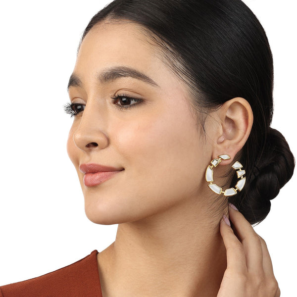 Isharya Nuit Orange Peel Earrings Earrings