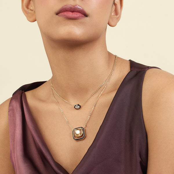 Isharya Oceanus Layered Necklace Necklaces