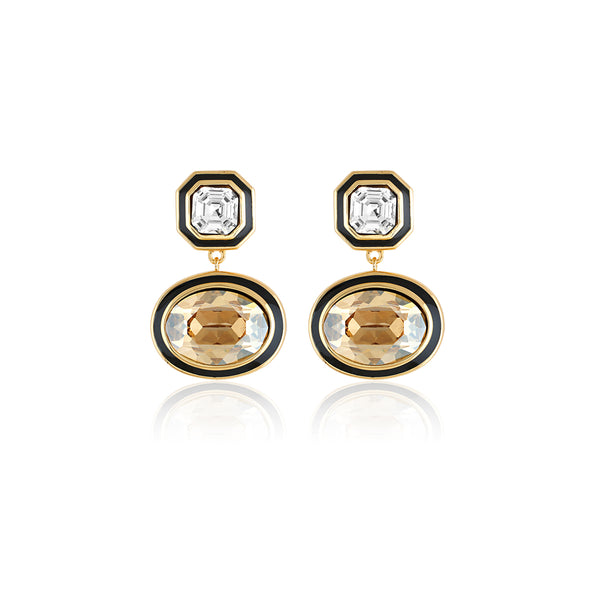 Isharya Oceanus Mocha Dangler Earrings Earrings