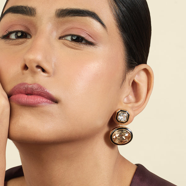 isharya Oceanus Mocha Dangler Earrings Earrings