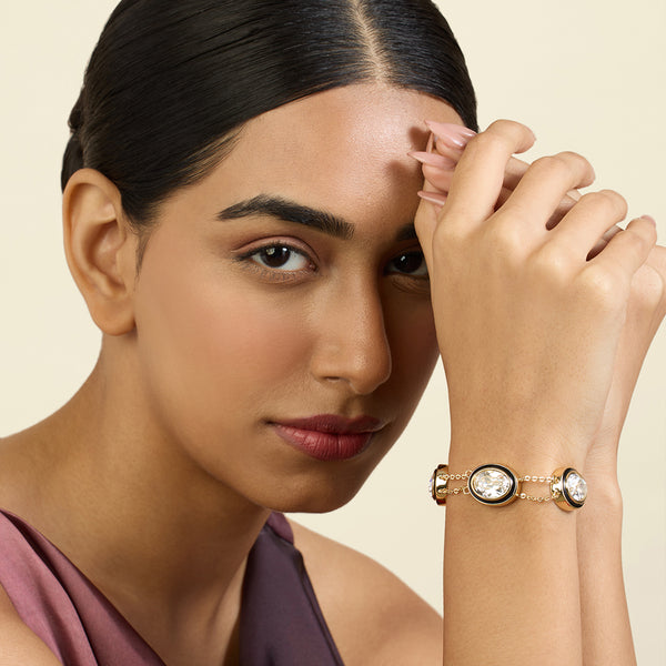 Isharya Oceanus Oval Bolo Bracelet Bracelets