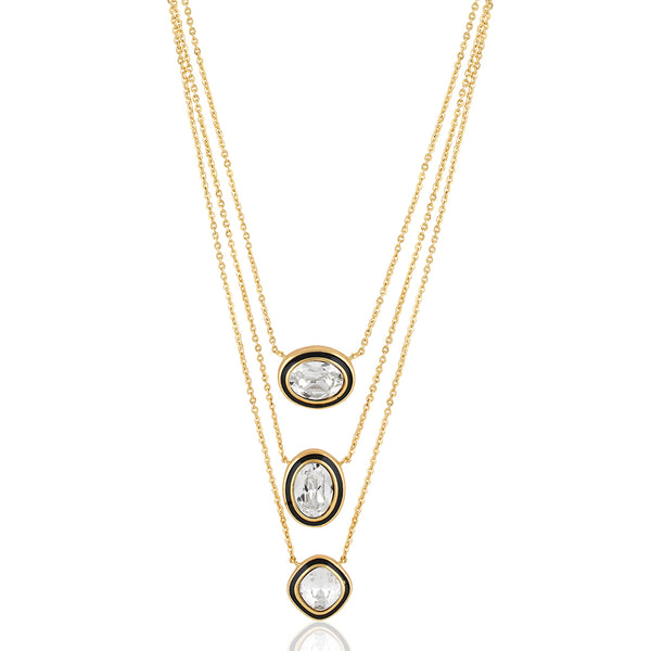 Isharya Oceanus Three-Layered Necklace Necklaces