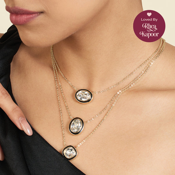 isharya Oceanus Three-Layered Necklace Necklaces