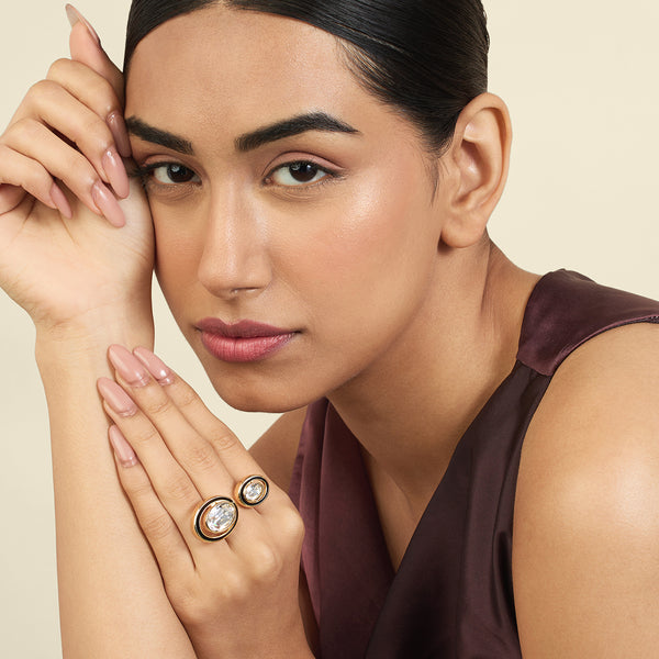 Isharya Oceanus Two Head Ring Rings